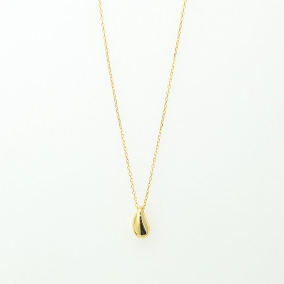 Cate 18K Gold Vermeil Water Droplet Necklace - Picture 4 of 9